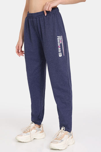 Buy Rosaline Bounds Easy Movement Relaxed Pants - Ocean Cavern